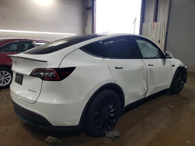 7SAYGDEF4NF499156 - 2022 TESLA MODEL Y WHITE photo 3