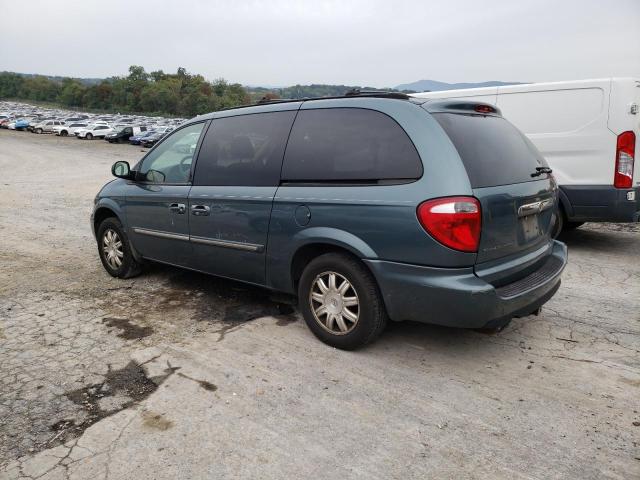 2C8GP54L35R470739 - 2005 CHRYSLER TOWN & COUNTRY TOURING BLUE photo 2