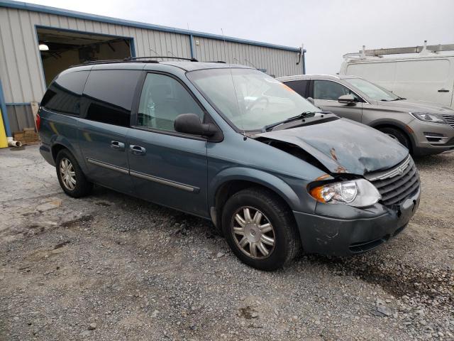 2C8GP54L35R470739 - 2005 CHRYSLER TOWN & COUNTRY TOURING BLUE photo 4