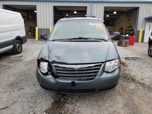 2C8GP54L35R470739 - 2005 CHRYSLER TOWN & COUNTRY TOURING BLUE photo 5
