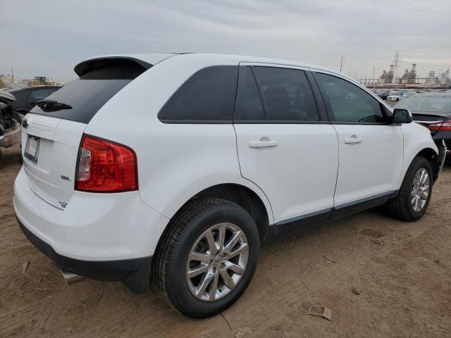 2FMDK3JC8EBA34095 - 2014 FORD EDGE SEL WHITE photo 3