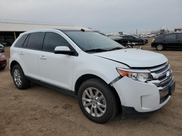 2FMDK3JC8EBA34095 - 2014 FORD EDGE SEL WHITE photo 4