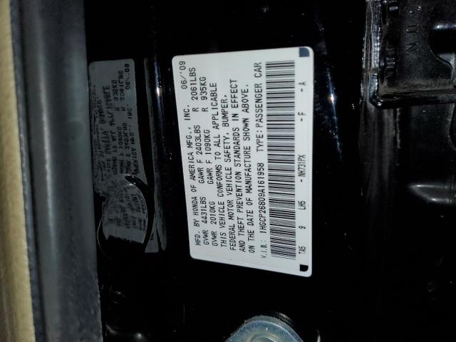 1HGCP26809A161958 - 2009 HONDA ACCORD EXL BLACK photo 13