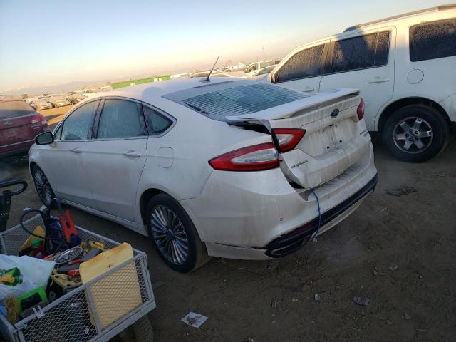 3FA6P0D9XDR254096 - 2013 FORD FUSION TITANIUM WHITE photo 2