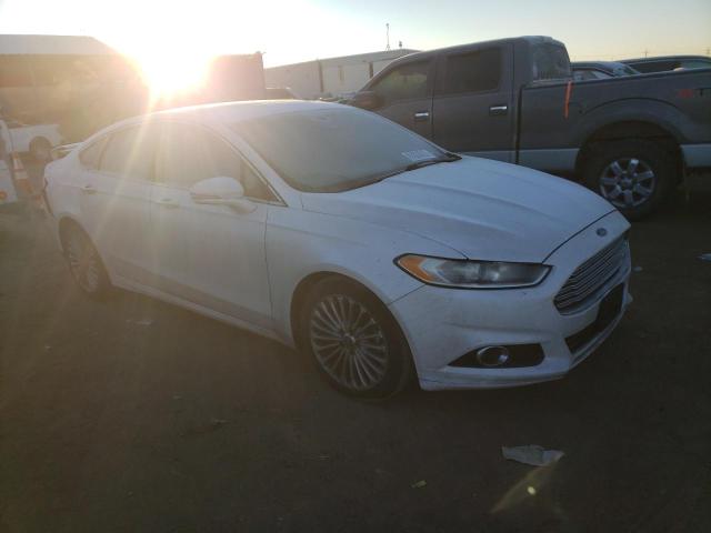 3FA6P0D9XDR254096 - 2013 FORD FUSION TITANIUM WHITE photo 4