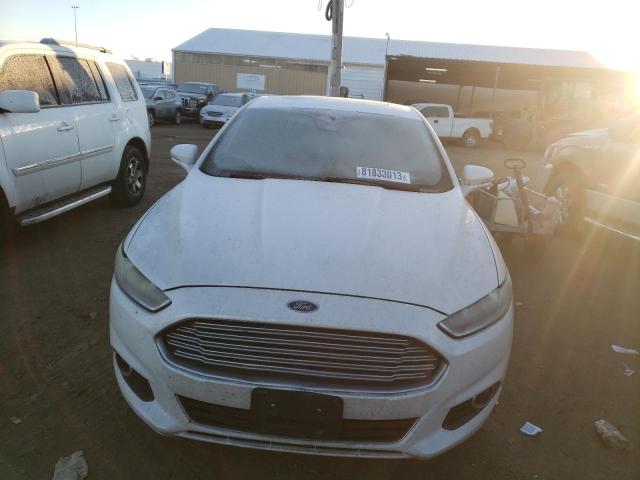 3FA6P0D9XDR254096 - 2013 FORD FUSION TITANIUM WHITE photo 5