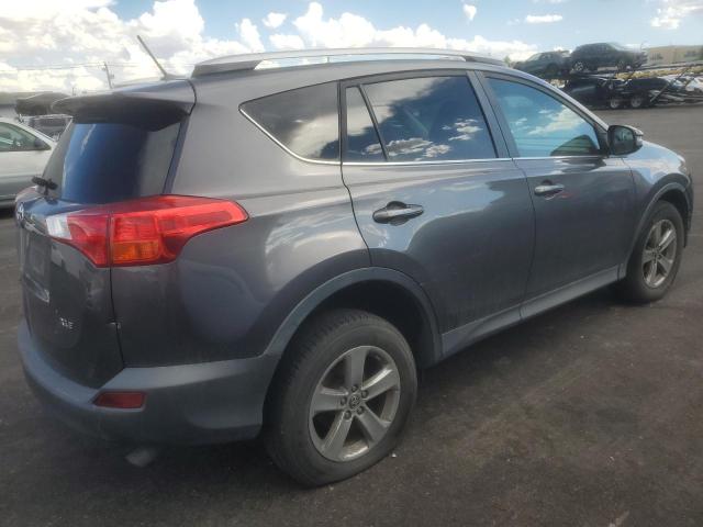 2T3WFREV6FW163841 - 2015 TOYOTA RAV4 XLE GRAY photo 3