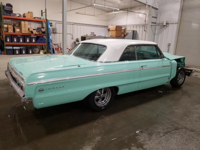 41447S244177 - 1964 CHEVROLET IMPALA  SS TURQUOISE photo 3