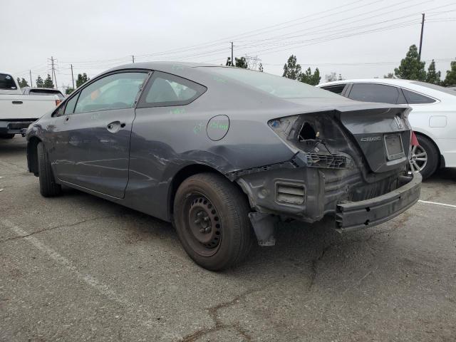 2HGFG3B51DH517178 - 2013 HONDA CIVIC LX GRAY photo 2