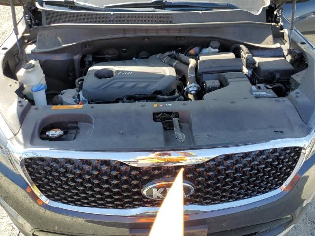 5XYPHDA13GG020575 - 2016 KIA SORENTO EX GRAY photo 12