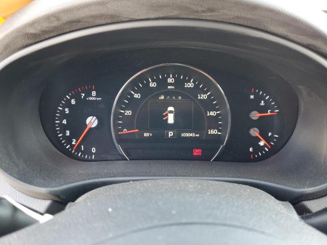 5XYPHDA13GG020575 - 2016 KIA SORENTO EX GRAY photo 9