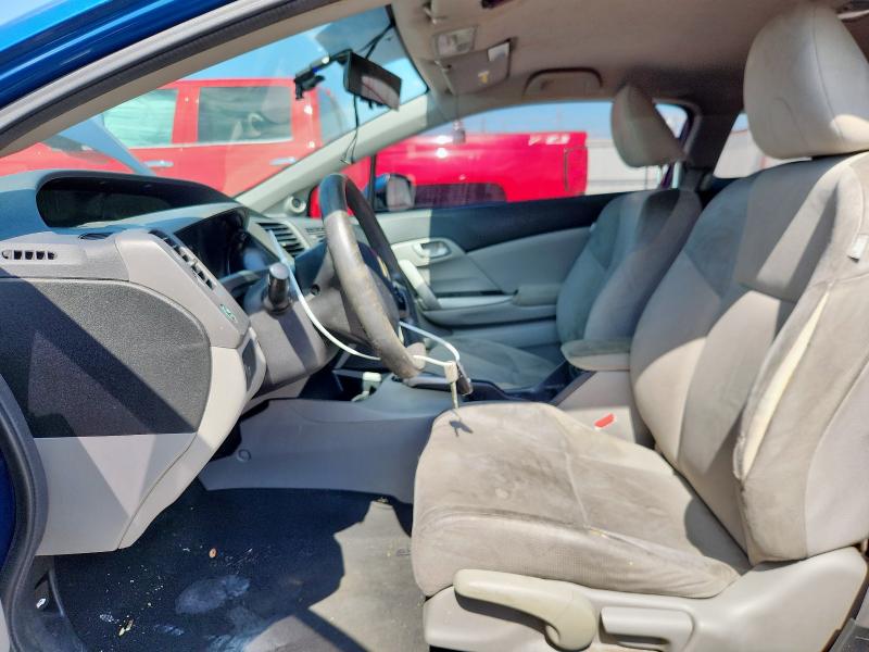 2HGFG3B50CH547058 - 2012 HONDA CIVIC LX BLUE photo 7