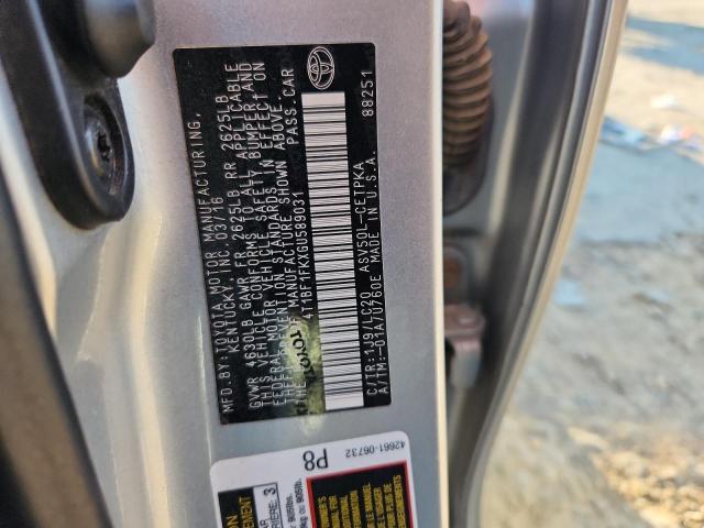 4T1BF1FKXGU589031 - 2016 TOYOTA CAMRY LE SILVER photo 12