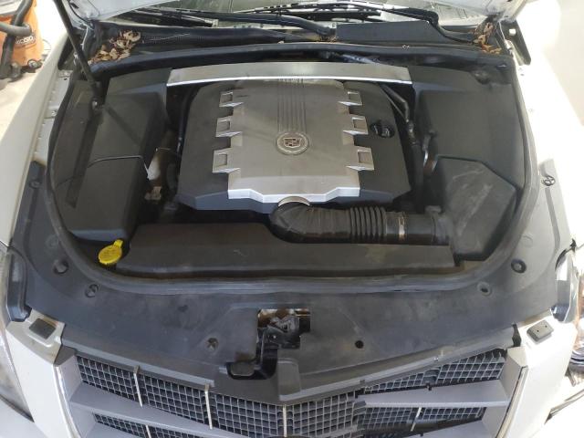 1G6DV57V580133806 - 2008 CADILLAC CTS HI FEATURE V6 WHITE photo 11