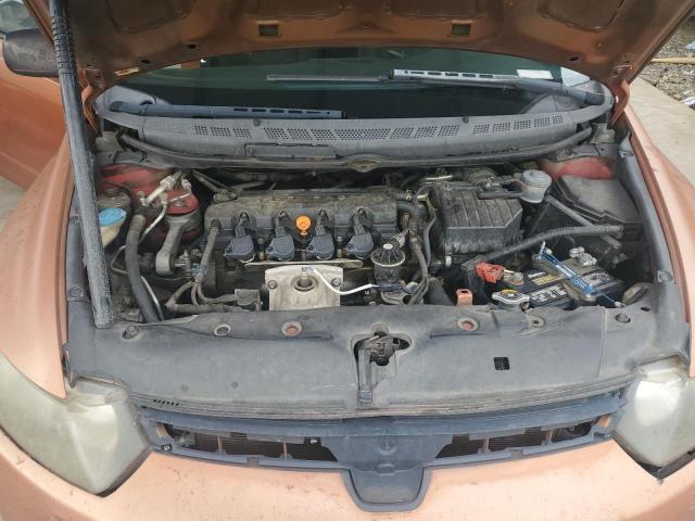 2HGFG12837H567311 - 2007 HONDA CIVIC EX ORANGE photo 11
