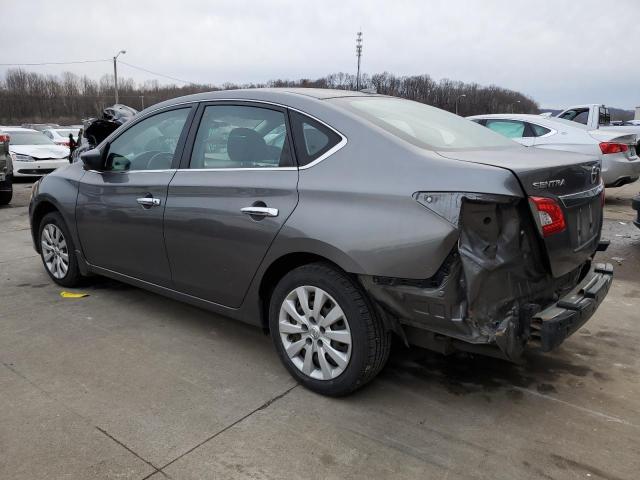 3N1AB7AP4FY349747 - 2015 NISSAN SENTRA S GRAY photo 2