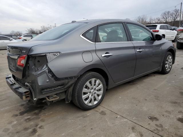 3N1AB7AP4FY349747 - 2015 NISSAN SENTRA S GRAY photo 3