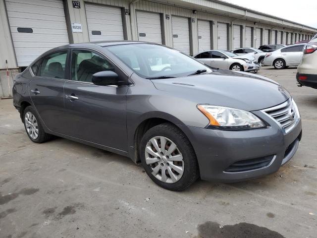 3N1AB7AP4FY349747 - 2015 NISSAN SENTRA S GRAY photo 4