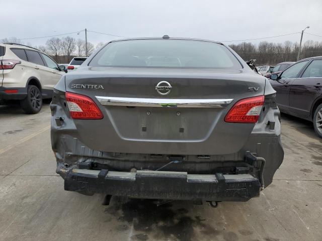 3N1AB7AP4FY349747 - 2015 NISSAN SENTRA S GRAY photo 6