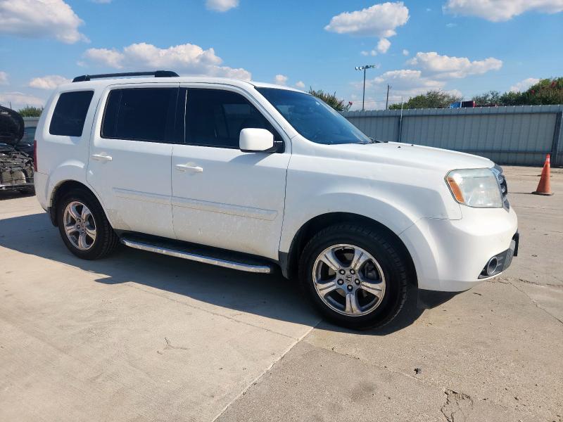 5FNYF3H56FB003692 - 2015 HONDA PILOT EXL WHITE photo 4