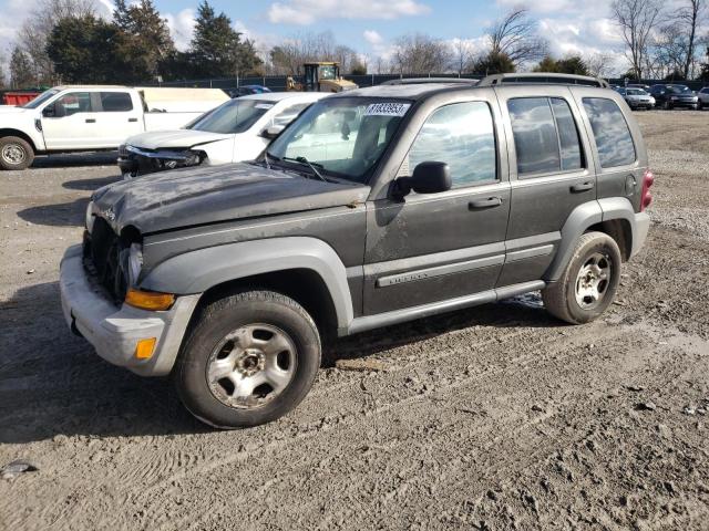 1J8GL48K56W123925 - 2006 JEEP LIBERTY SPORT GRAY photo 1