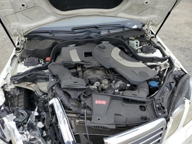 WDDHF7CB6AA123908 - 2010 MERCEDES-BENZ E 550 WHITE photo 11