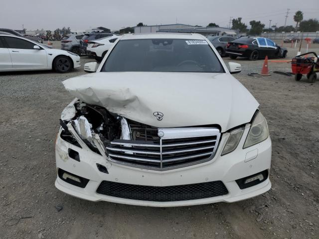 WDDHF7CB6AA123908 - 2010 MERCEDES-BENZ E 550 WHITE photo 5
