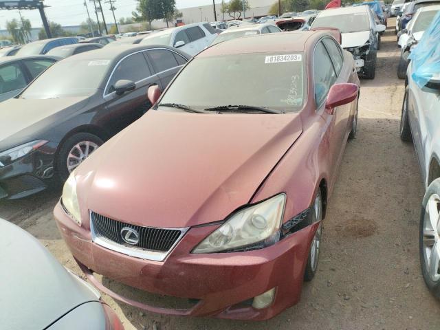 JTHBK262475046076 - 2007 LEXUS IS 250 RED photo 5