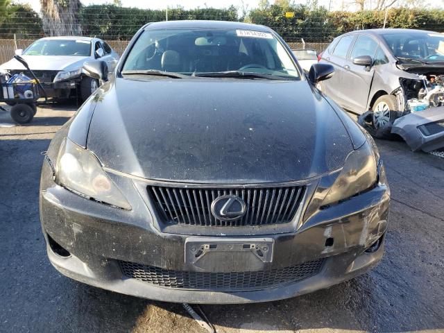 JTHBF5C2XA5111627 - 2010 LEXUS IS 250 BLACK photo 5