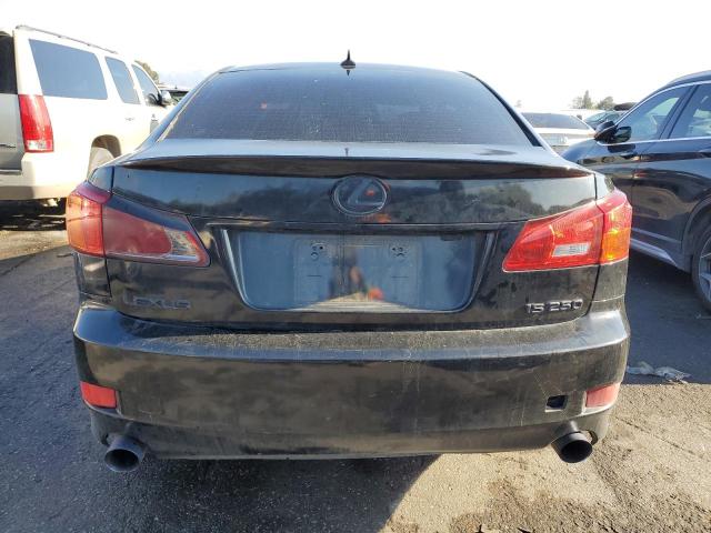 JTHBF5C2XA5111627 - 2010 LEXUS IS 250 BLACK photo 6