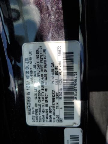 JN1CV6FE7BM952724 - 2011 INFINITI G37 BASE BLACK photo 12