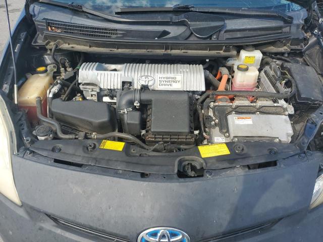 JTDKN3DUXC1597231 - 2012 TOYOTA PRIUS BLACK photo 11