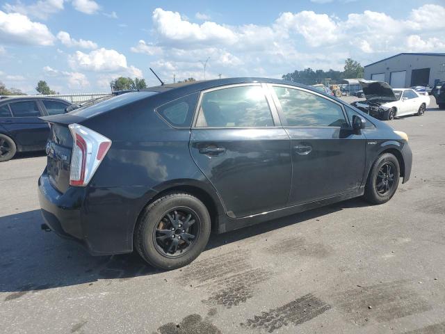 JTDKN3DUXC1597231 - 2012 TOYOTA PRIUS BLACK photo 3
