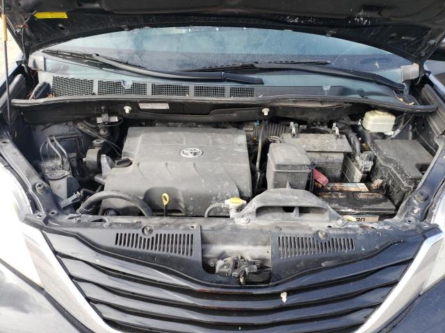 5TDKK3DC4FS574891 - 2015 TOYOTA SIENNA LE BLACK photo 12