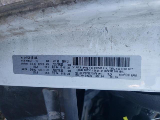 3C6TRVDG9HE553070 - 2017 RAM PROMASTER 2500 HIGH თეთრი ფოტო 12