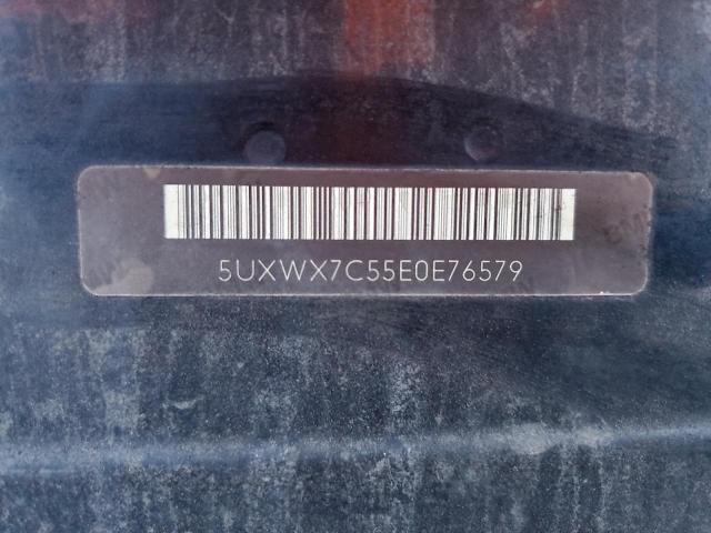 5UXWX7C55E0E76579 - 2014 BMW X3 XDRIVE35I BURN photo 12