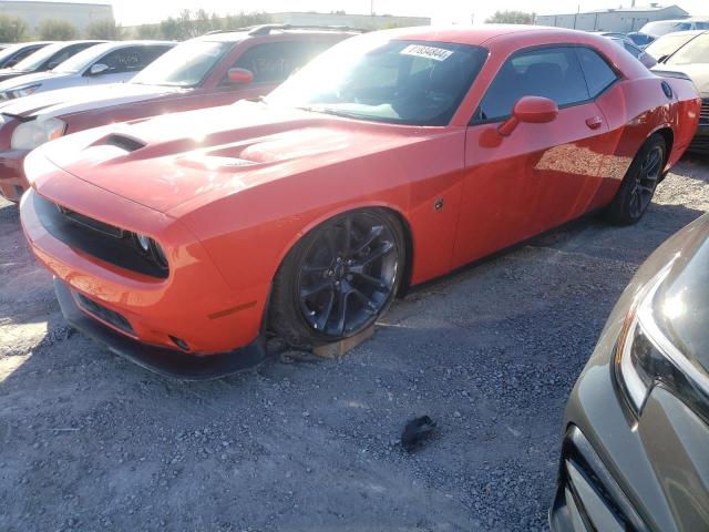 2C3CDZFJ4PH669775 - 2023 DODGE CHALLENGER R/T SCAT PACK ORANGE photo 1