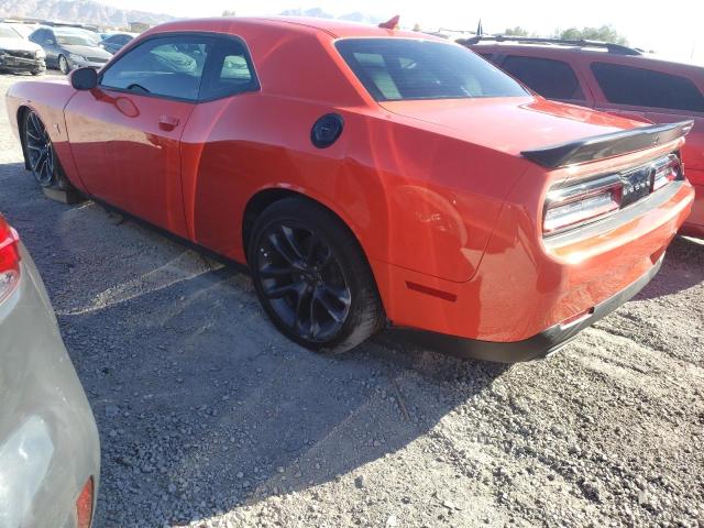 2C3CDZFJ4PH669775 - 2023 DODGE CHALLENGER R/T SCAT PACK ORANGE photo 2