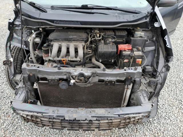 JHMGE8H53DC022544 - 2013 HONDA FIT SPORT GRAY photo 11
