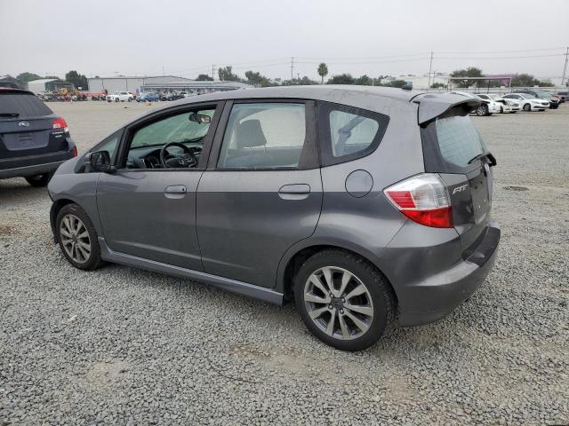 JHMGE8H53DC022544 - 2013 HONDA FIT SPORT GRAY photo 2