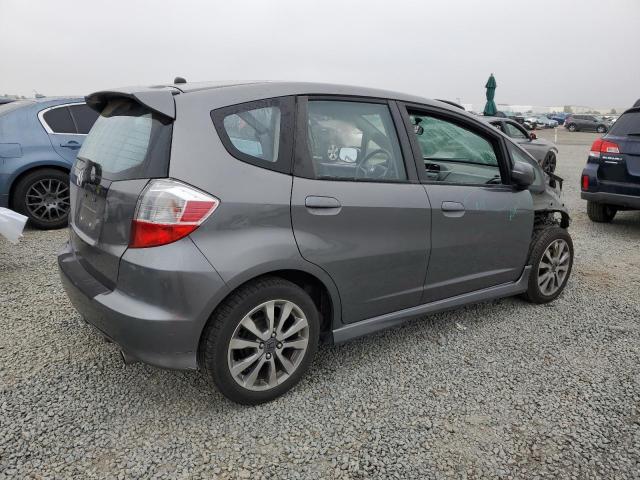 JHMGE8H53DC022544 - 2013 HONDA FIT SPORT GRAY photo 3