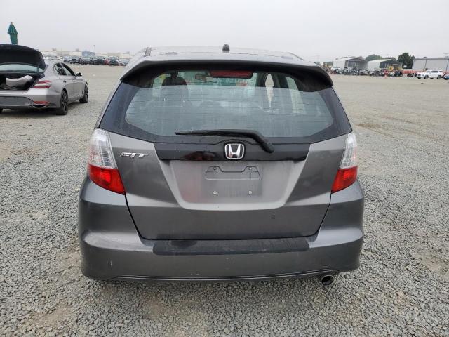 JHMGE8H53DC022544 - 2013 HONDA FIT SPORT GRAY photo 6