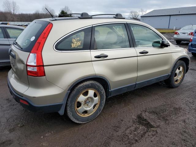 JHLRE48397C036151 - 2007 HONDA CR-V LX GOLD photo 3