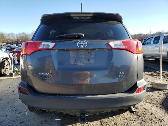 2T3BFREV5DW070532 - 2013 TOYOTA RAV4 LE GRAY photo 6