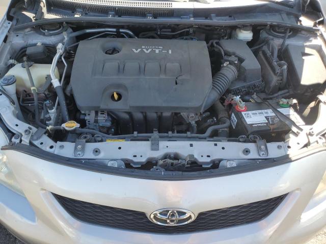 1NXBU4EE3AZ182596 - 2010 TOYOTA COROLLA BASE Gümüş foto 11
