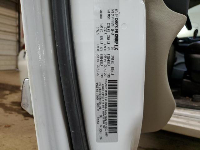 2C4RC1BG4FR594928 - 2015 CHRYSLER TOWN & COU TOURING WHITE photo 14