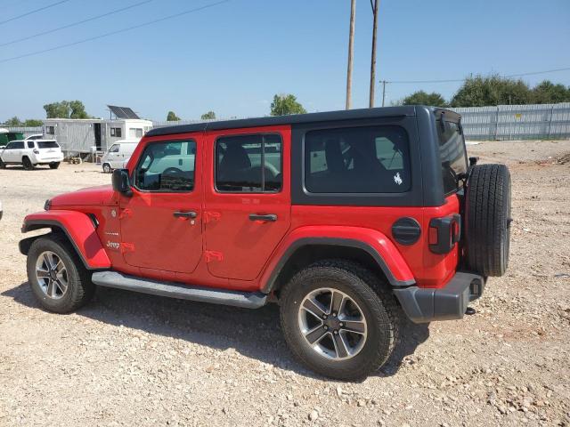 1C4HJXEG3JW310818 - 2018 JEEP WRANGLER U SAHARA წითელი ფოტო 2