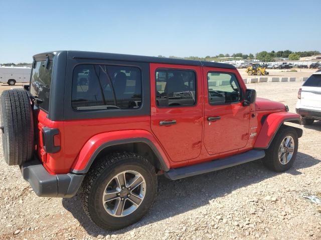 1C4HJXEG3JW310818 - 2018 JEEP WRANGLER U SAHARA წითელი ფოტო 3