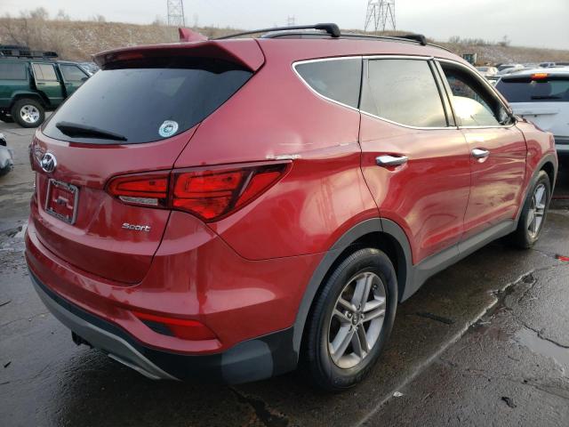 5XYZU3LB9HG479504 - 2017 HYUNDAI SANTA FE S RED photo 3