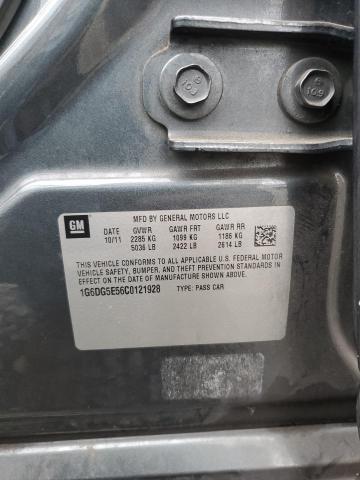 1G6DG5E56C0121928 - 2012 CADILLAC CTS LUXURY COLLECTION Графитовый фото 12